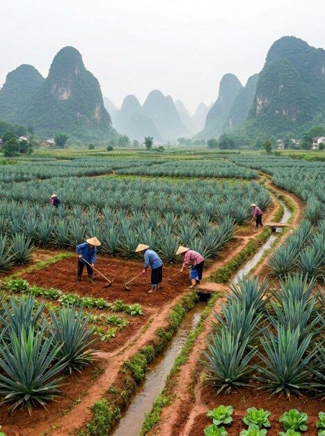 Sisal origin region – East Africa