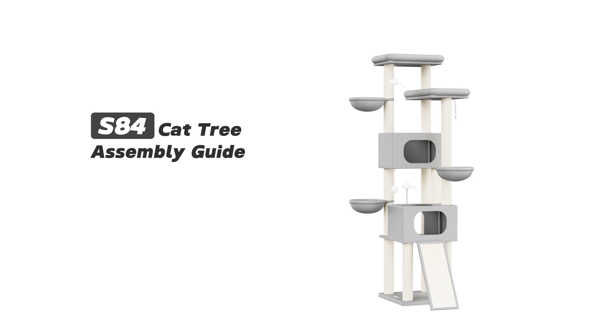 Globlazer S84 Cat Tree Assembly Guide