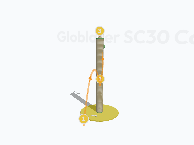 30-inch Scratching Post 3D Model
