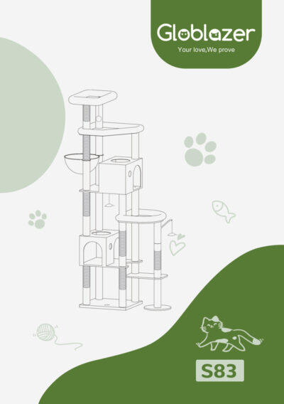 Globlazer S83 Cat Tree Universal Assembly Manual Preview