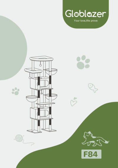 Globlazer F84 Cat Tree Universal Assembly Manual Preview