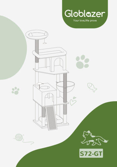 Globlazer S72-GT Cat Tree Assembly Manual Preview