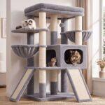Globlazer Heavy Duty Cat Tree for Large Cats, 25.5in Wide Top Perch, S52F