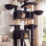 Globlazer 80in Tall Cat Tree for Large Cats, Sturdy Indoor Cat Tower, F80K