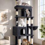 S72 Heavy Duty Cat Tree (Dark Gray, 72-inch)