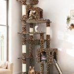 F70 Pro Cat Tree(Leopard Print,70-inch)