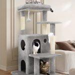 FC50 Adult Cat Tree(Light Gray,50-inch)