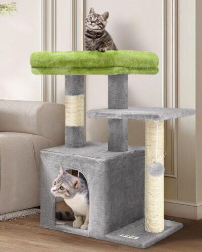 F26 Cat Tower(Light Gray,26-inch)