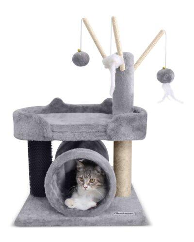 I25 Small Cat Tower(Light Gray,25-inch)