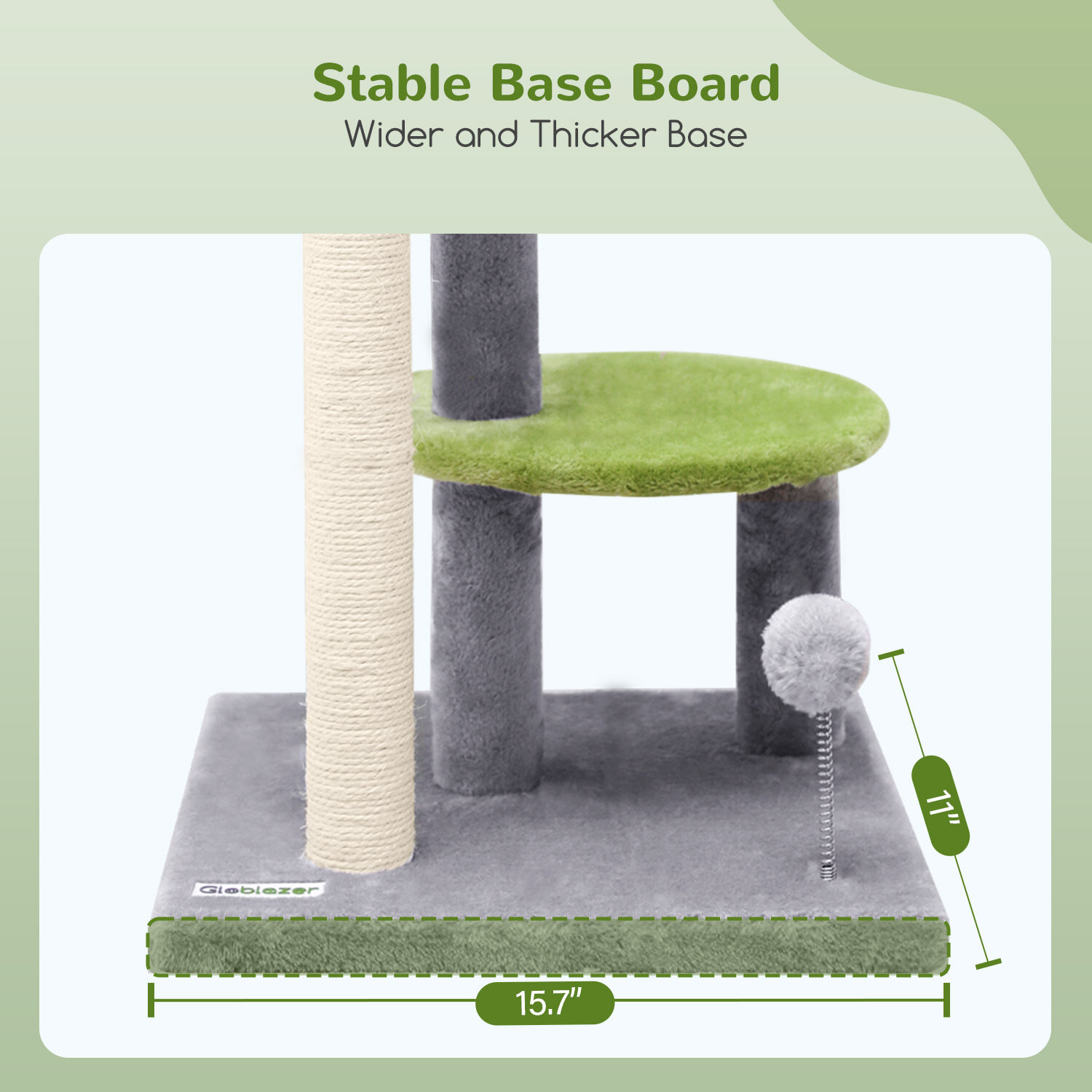 SC34 Scratching Post(Light Grey,34-inch)