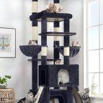 Z78 Tall Cat Tree(Dark Grey,78-inch)