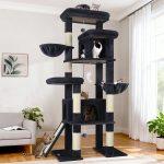 S78 Cat Tower With Scratching Post(Dark Grey,78-inch)