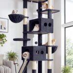 S74G Tall Cat Tree(Dark Grey,74-inch)