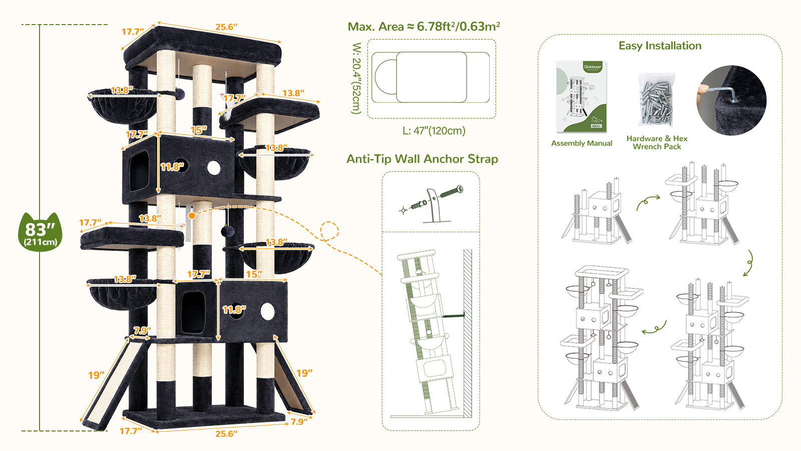Product size diagram