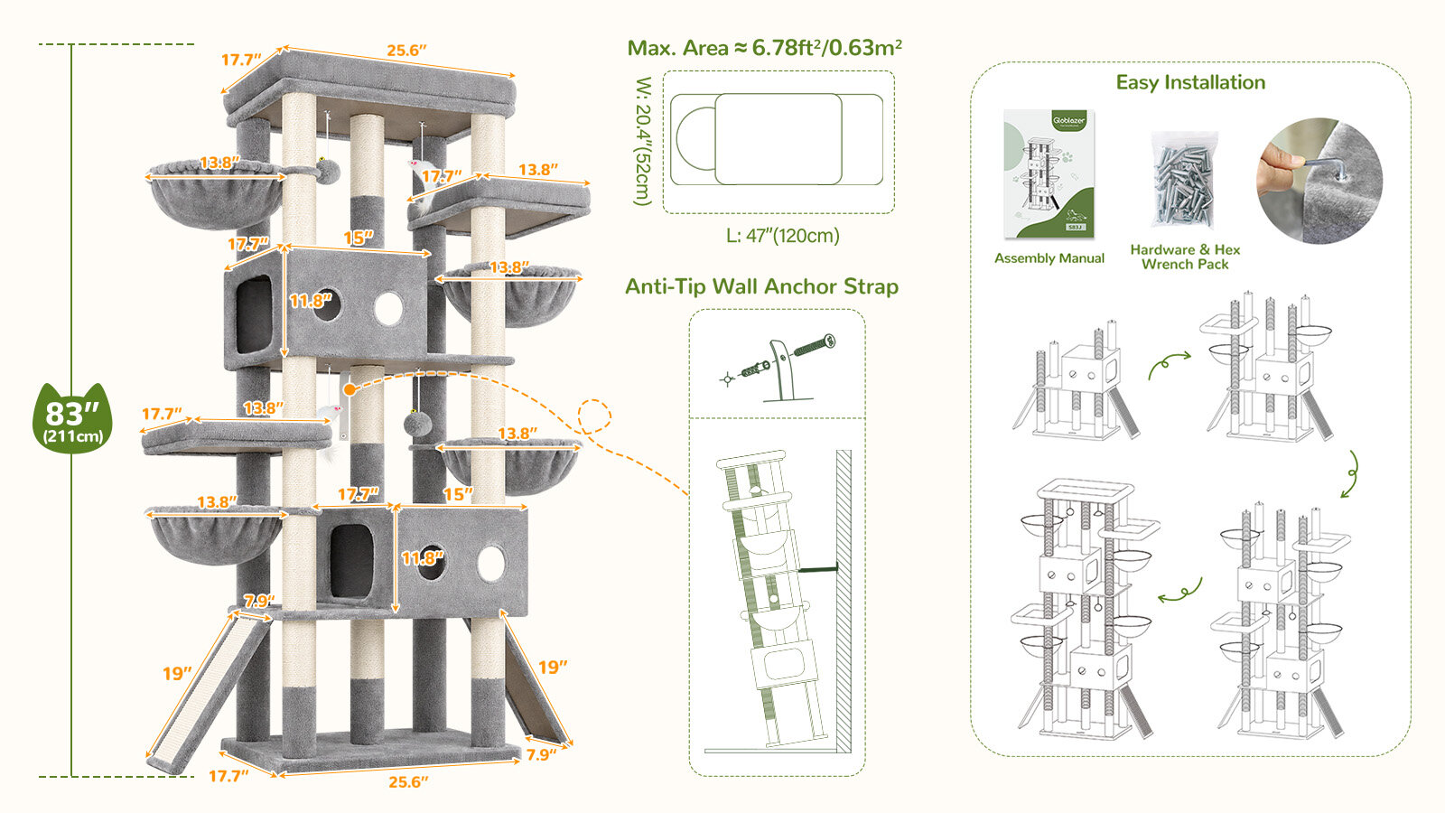 Product size diagram