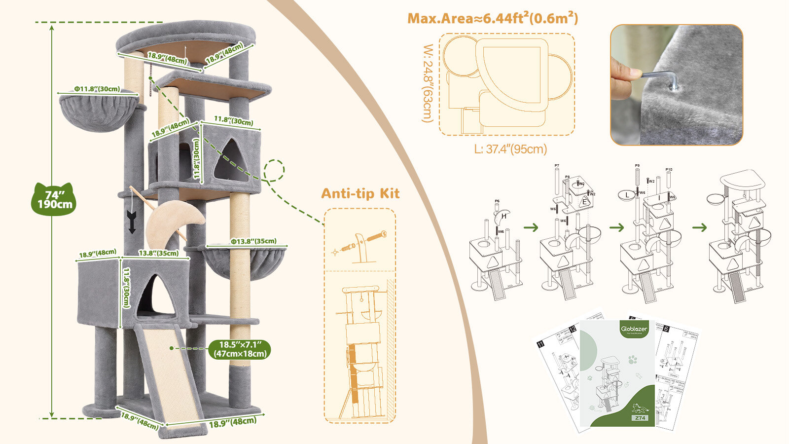 Product size diagram