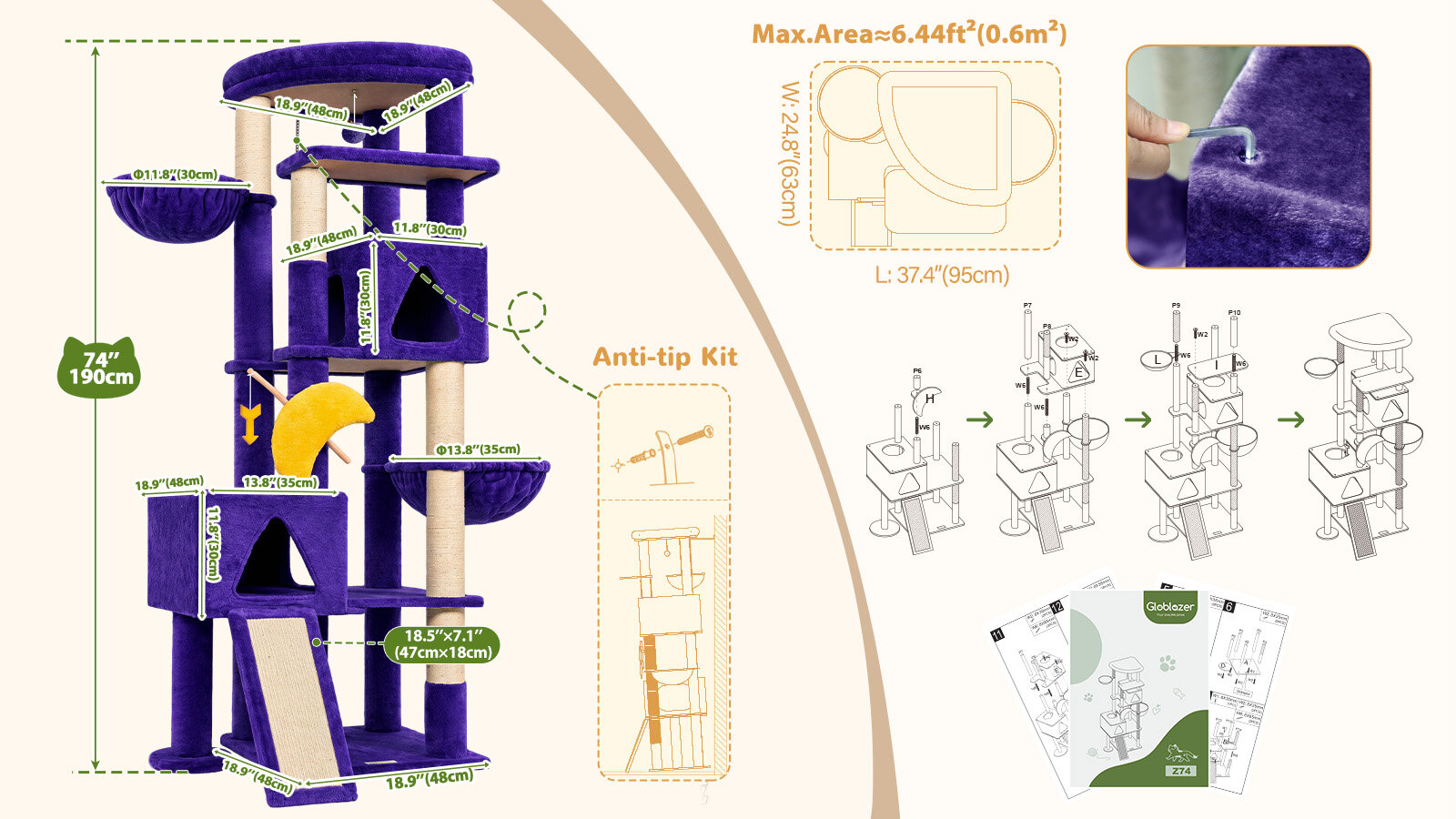 Product size diagram